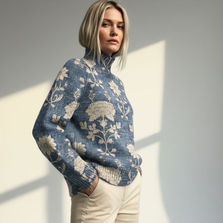 Lucia™ | High Neck Sweater