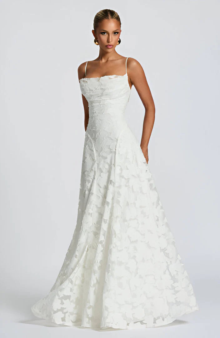 Francisa™ | Lace Corset Maxi Dress