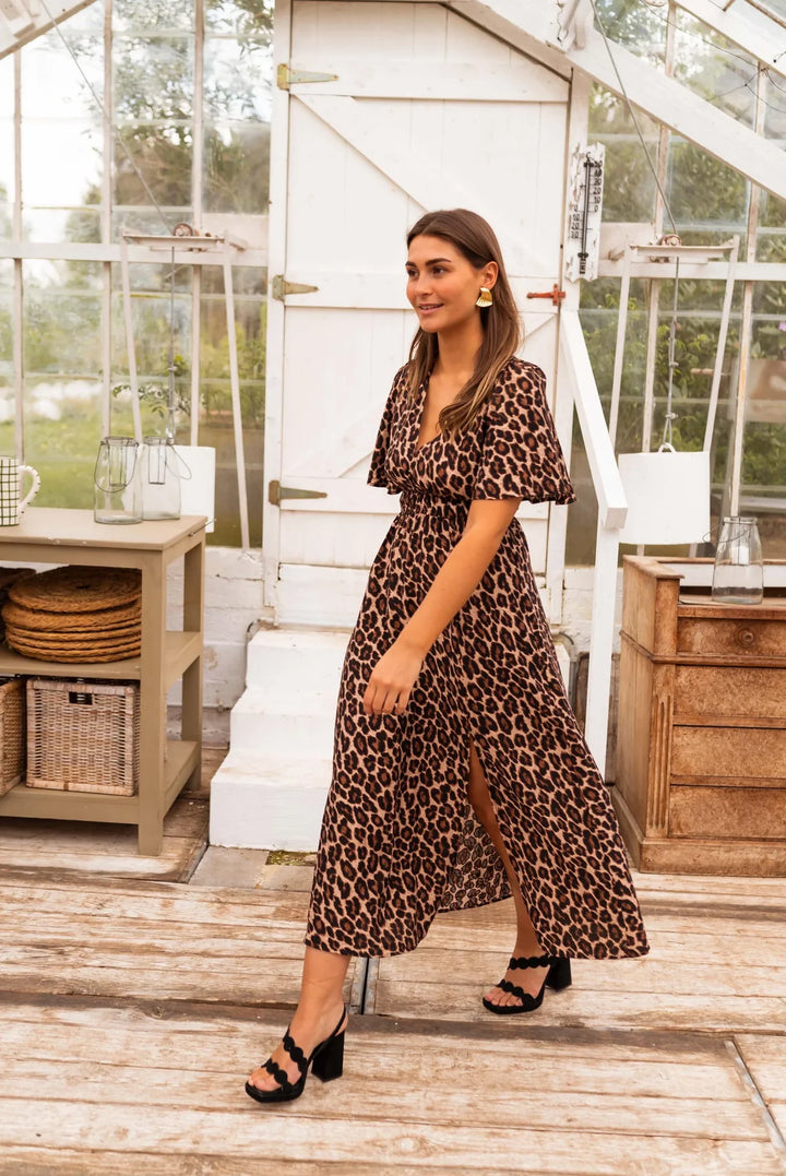 STELLA™ | LEOPARD PRINT MAXI DRESS