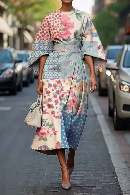 MOXLAN™ – ELEGANT FLORAL DRESS