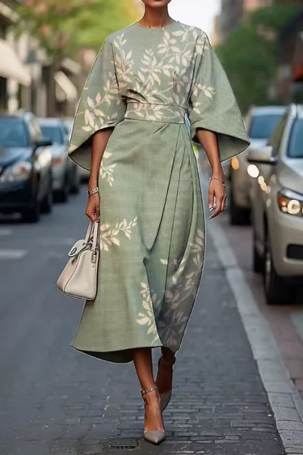 MOXLAN™ – ELEGANT FLORAL DRESS