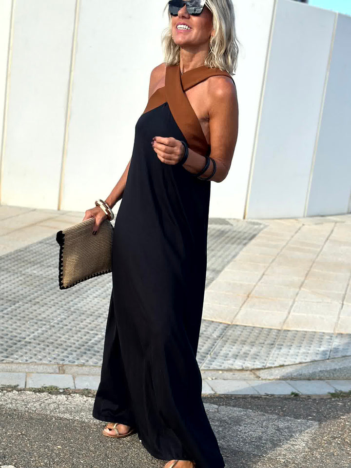 SIENNA™ – HALTER NECK BACKLESS DRESS