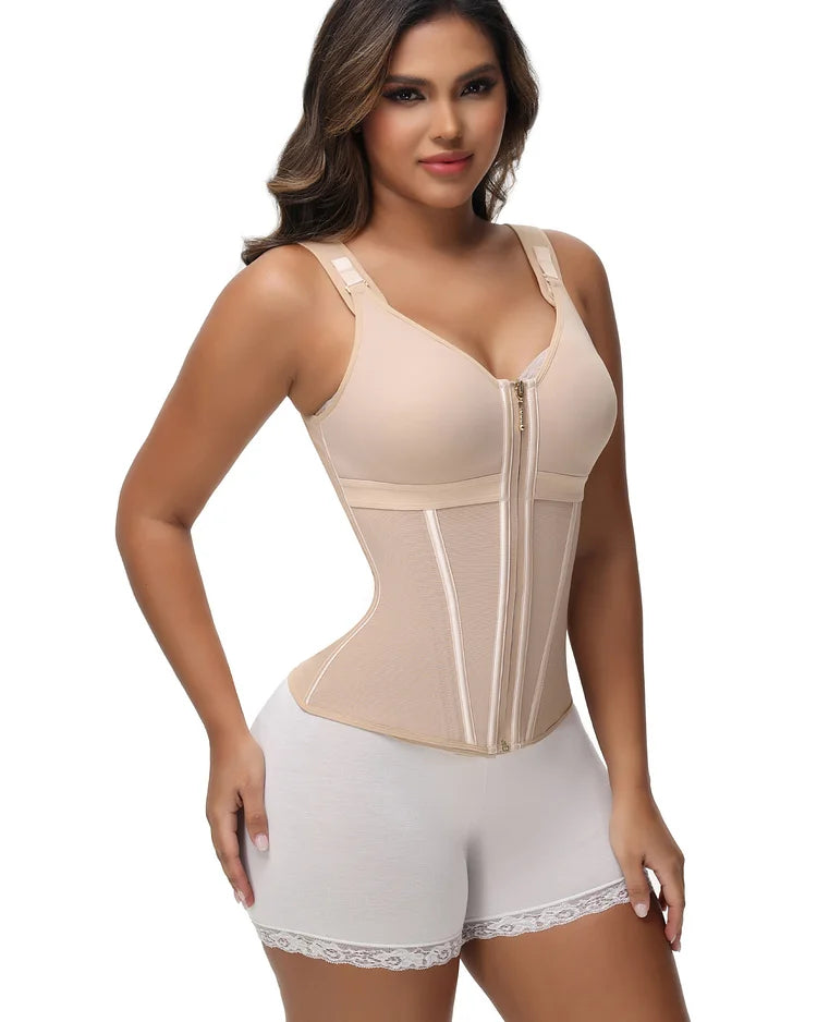 CURVESSA™ – EXTREME WAIST CORSET VEST WITH BUILT-IN BRA