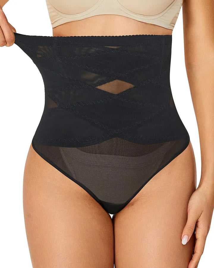 XOVA™ – CROSS HIGH WAIST SHAPING BRIEFS