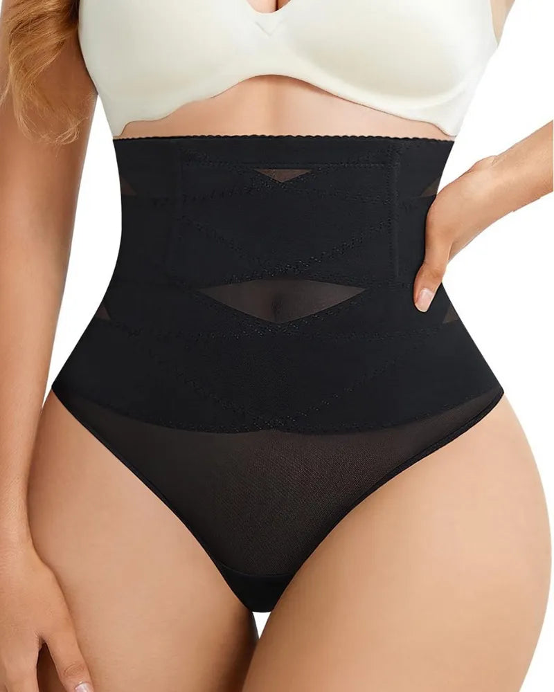 XOVA™ – CROSS HIGH WAIST SHAPING BRIEFS